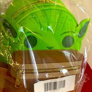 Disney Loungefly Yoda bag